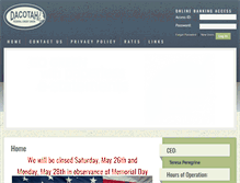Tablet Screenshot of dacotahfcu.com